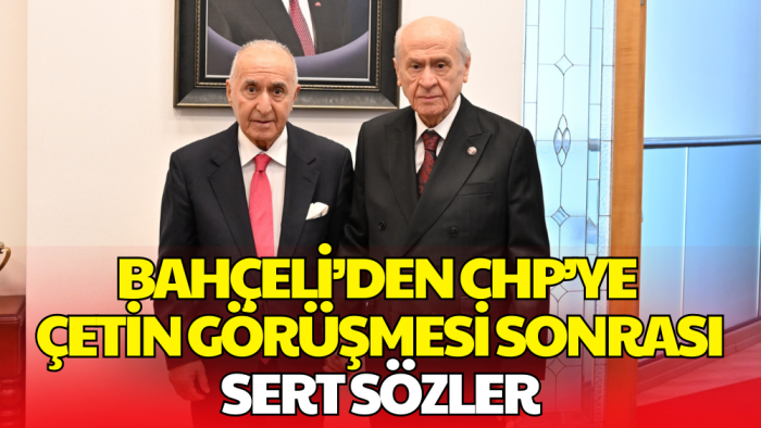 Bahçeli, Hikmet Çetin’le Görüştü: Özgür Özel’i Hedef Aldı